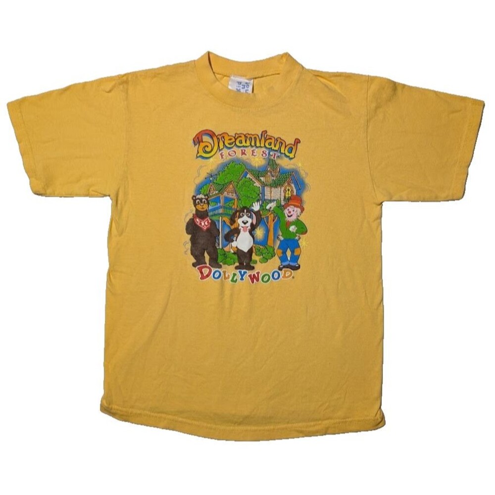 Vintage Dollywood Dream Forest Childrens Shirt Size Youth Large 14/16 Dolly